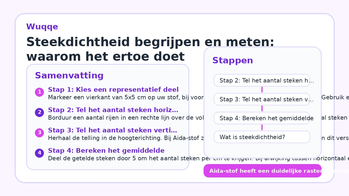 Steekdichtheid begrijpen en meten: waarom het ertoe doet