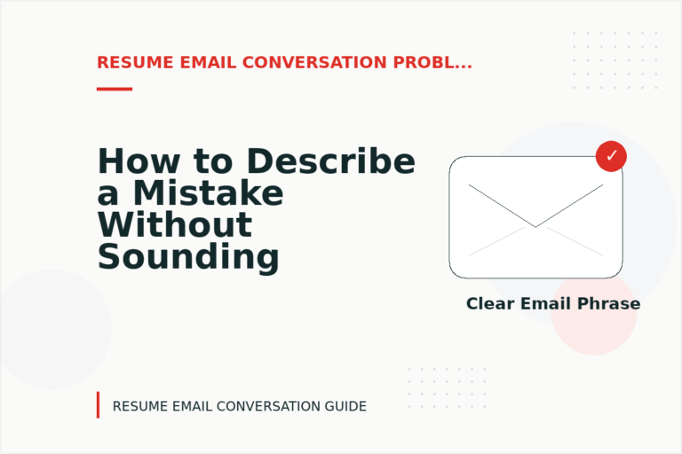 How to Describe a Mistake Without Sounding Rude in Resume Email Conversation English How to Describe a Mistake Without Sounding Rude in Resume Email Conversation English