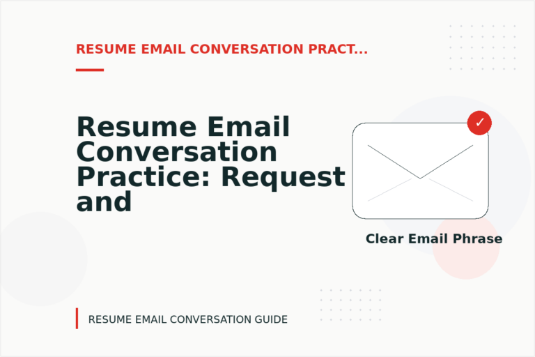 Resume Email Conversation Practice: Request and Reply Examples Resume Email Conversation Practice: Request and Reply Examples