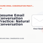 Resume Email Conversation Practice: Natural Conversation Lines