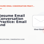 Resume Email Conversation Practice: Email and Message Examples