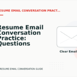 Resume Email Conversation Practice: Questions and Answers