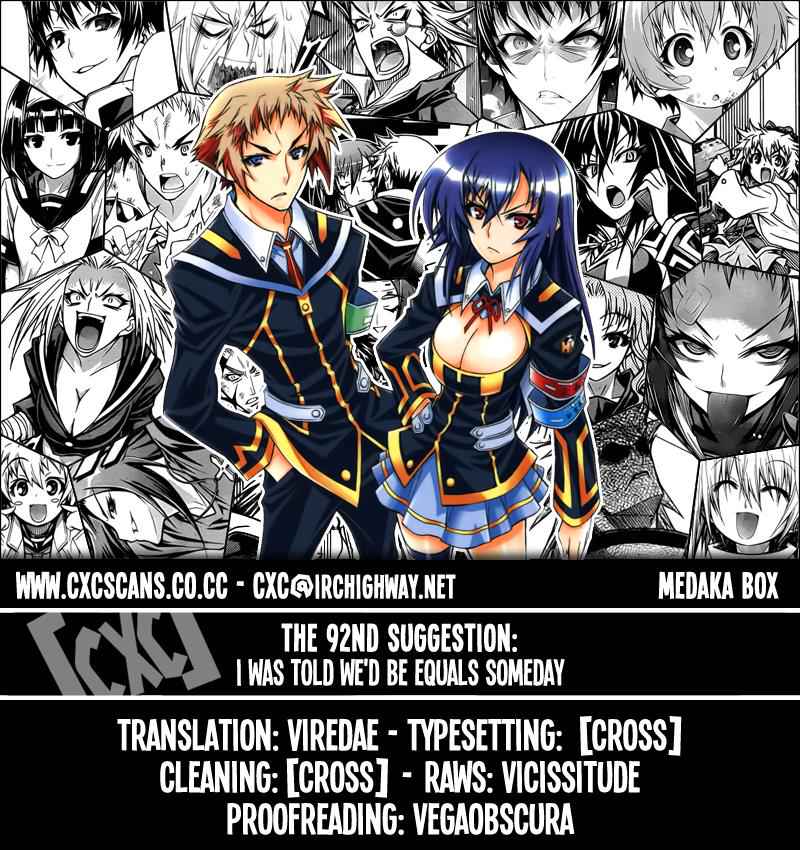 Medaka Box Chapter 92 Page 1