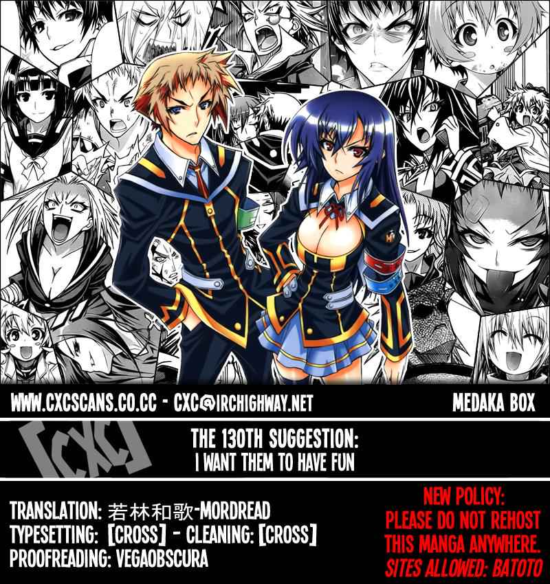 Medaka Box Chapter 130 Page 1