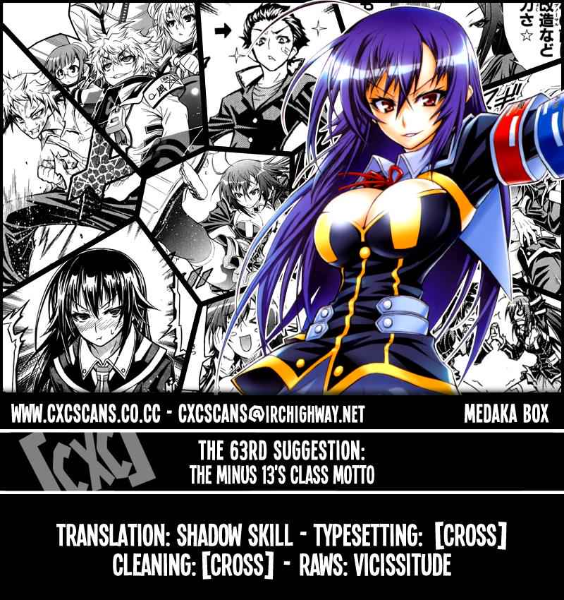Medaka Box Chapter 63 Page 1